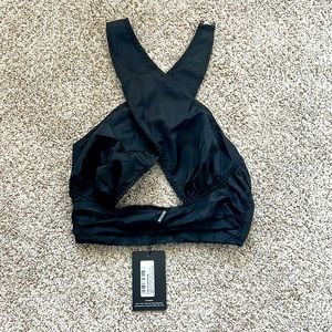 PrettyLittleThing Wrap Neck Top - US Size 6